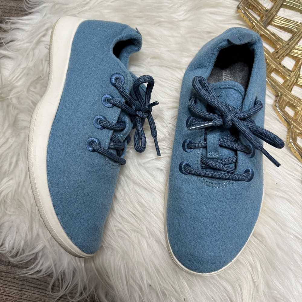 Allbirds Blue Wool Runner Sneakers